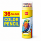 Oil Based Colored Pencils Set for Kids and Students School Drawing in Paper Tube Canister