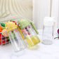 2 in 1 Oil Sprayer Bottle for Cooking Glass Oil Bottle for Kitchen Air Fryer,Salad