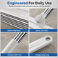 Multipurpose Pet Hair Removal Broom and Floor Squeegee Brush with Long Handle for Household Cleaning