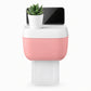 Punch Free Wall Mounted Bathroom Toilet Paper Holder and Tissue Dispenser with Storage Shelf