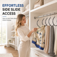 5 Pack Non-Slip Dipped Ring Scarf Hangers Multifunctional Household Organizers for Scarves Ties Belts and Towels