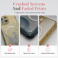 Hibiscus Flower Shell Pattern Protective Phone Case