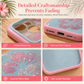 Hibiscus Flower Shell Pattern Protective Phone Case