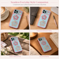 Hibiscus Flower Shell Pattern Protective Phone Case