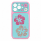 Hibiscus Flower Shell Pattern Protective Phone Case