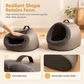 🎃Halloween Deal 50% OFF!🐱Cosy Cat Cave Bed with Removable Plush Cushion
