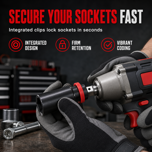 Quick Installation Electric Wrench Socket Retaining Clips