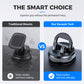 Foldable Rotatable Car Phone Mount with Sticky Vacuum Suction Cup for Dashboard