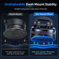 Foldable Rotatable Car Phone Mount with Sticky Vacuum Suction Cup for Dashboard